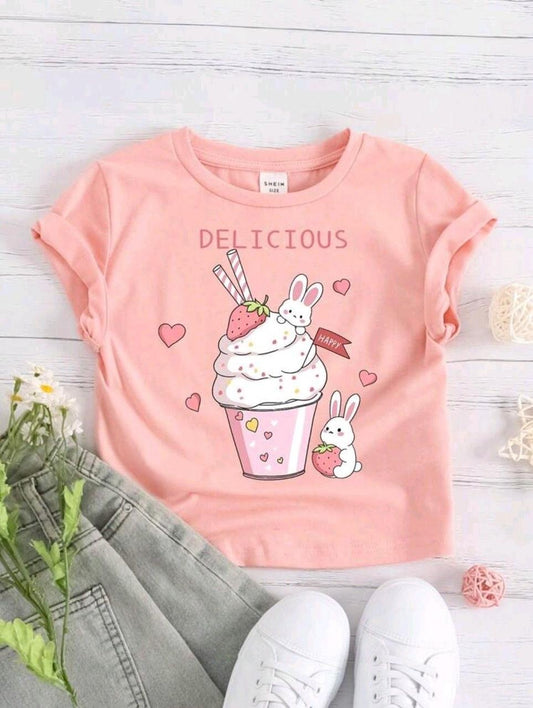 Ice Cream printed T shirt